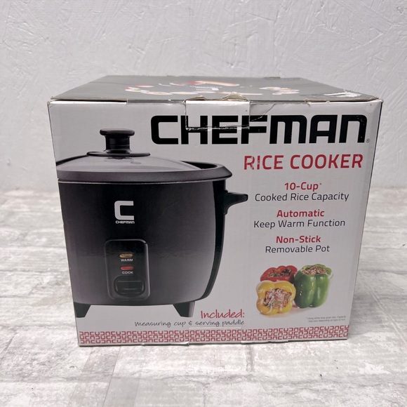 chefman Kitchen Cup Chefman Rapid Electric Rice Cooker With